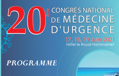 Programme du 20ème Congrès National de Médecine d'Urgence